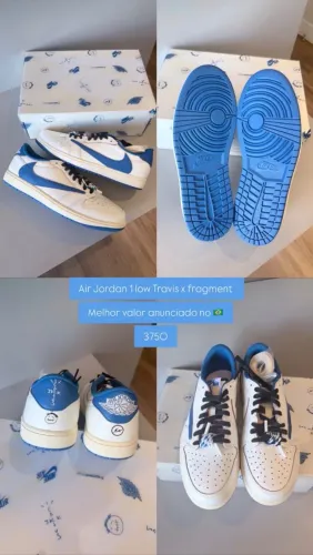 Jordan 1 low Travis x fragment