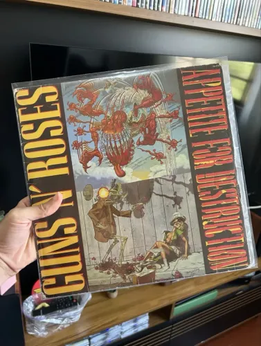 3 Lp Guns N Roses - Queen - Lote Discos Vinil, Combo