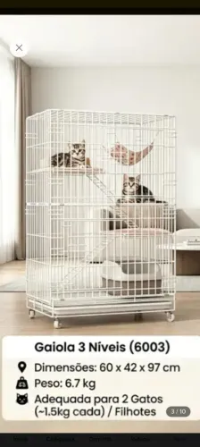 GAIOLA P GATINHOS E OUTROS .COELHOS ..GALINHAS..E OUTROS...