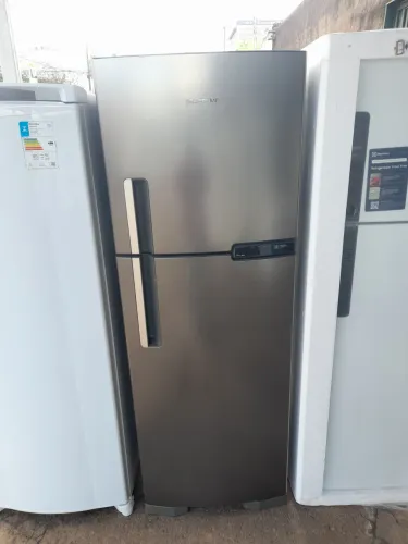 Geladeira Brastemp frost free inox 