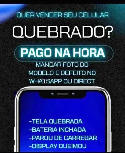 Celular quebrado modelos atuais