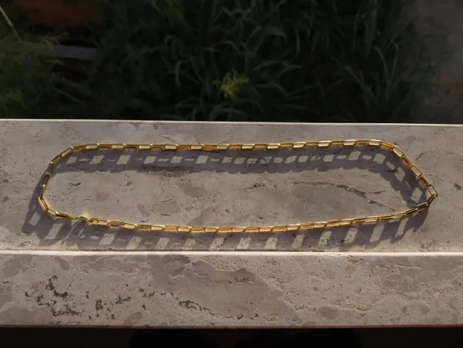 Cordão banhado a ouro