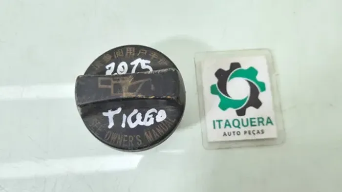 Tampa Bocal Entrada Oleo Motor Chery Tiggo 2.0 Ano 2014 2015 Preto