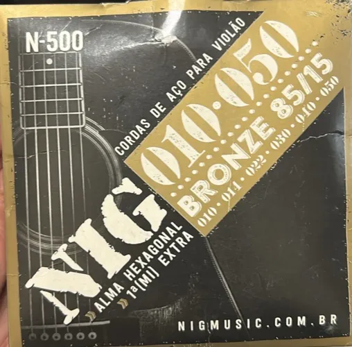 Corda violão NIG 0.10