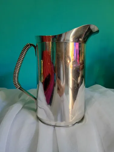 Jarra Antiga Eberle em Prata 23cm