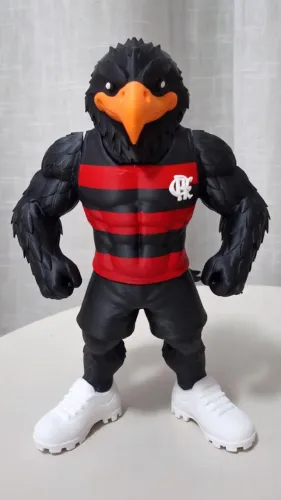 Estatueta Urubu do Flamengo Mascote  20cm