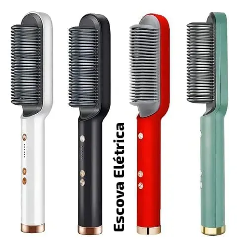 Escova Alisadora de Cabelo Elétrica