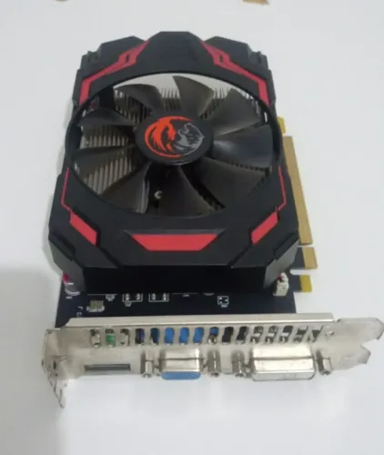 Placa de video R7 2GB 128 BITS PCYES funcionado perfeitamente aceito cartão