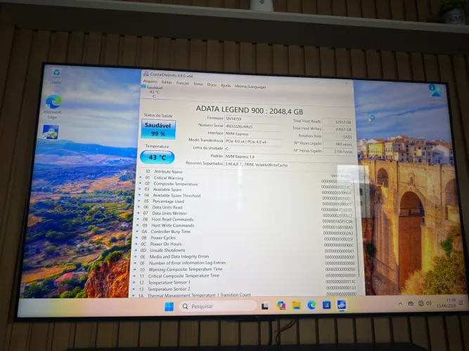 SSD ADATA LEGEND 900 2TB 6300MBS