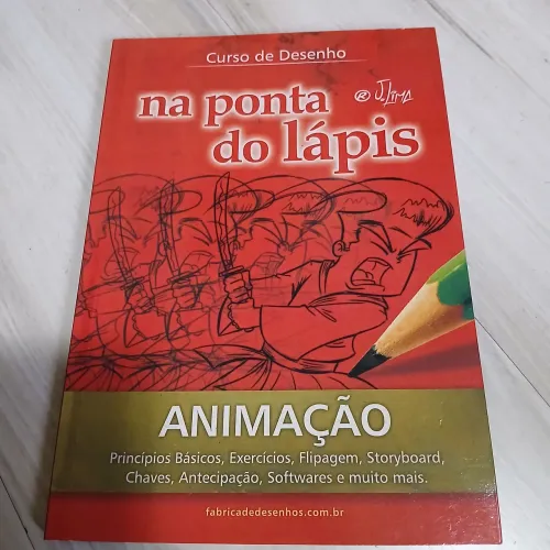 Livro Curso de desenho na ponta do lápis de J. Lima