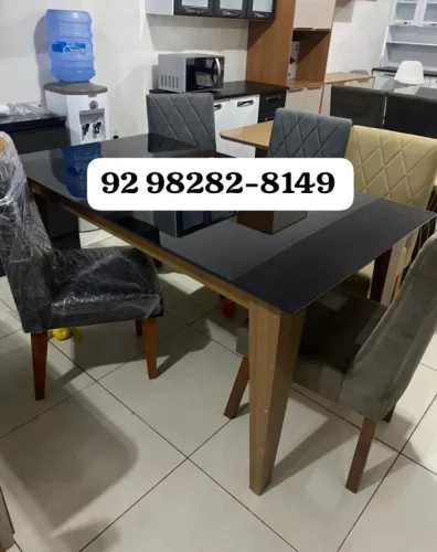 MESA DE 6 LUGARES COM ENTREGA GRATUITA 160X90