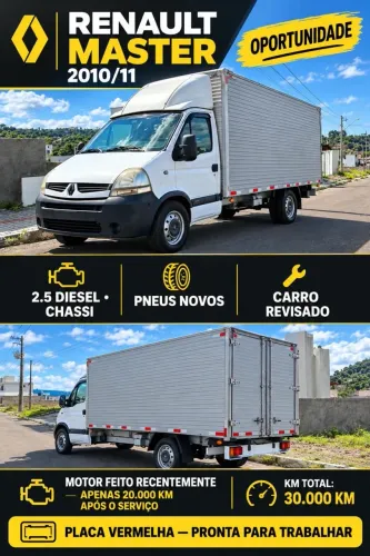 Renault Master 2.5 DCI Chassi 16V 115cv Diesel 2011