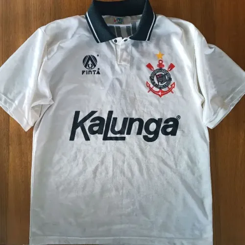 camisa original 1992 corinthians finta #7 kalunga tamanho g