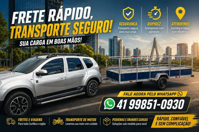 Frete e viagem 