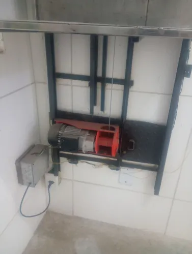 Montacarga para restaurante completo, 220 v 