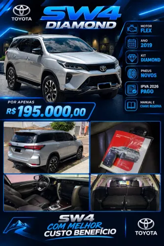 Toyota Hilux SW4 SRV 4X2 2.7 Flex 16V Aut. 2019