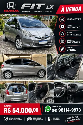 Honda Fit LX 1.4/ 1.4 Flex 8v/16v 5P Aut. 2013