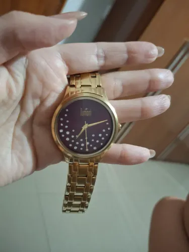 Relogio dourado dumont