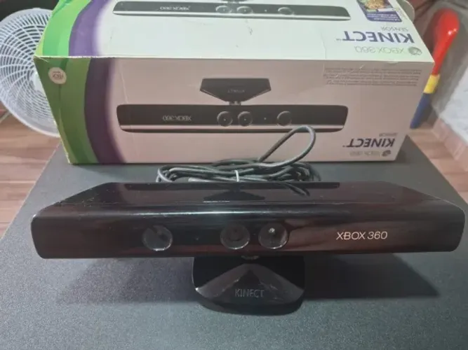 SENSOR KINECT XBOX 360 ORIGINAL - NA CAIXA