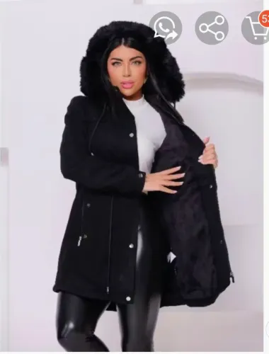 Parka feminina nova linda maravilhosa pra qualquer ocasião