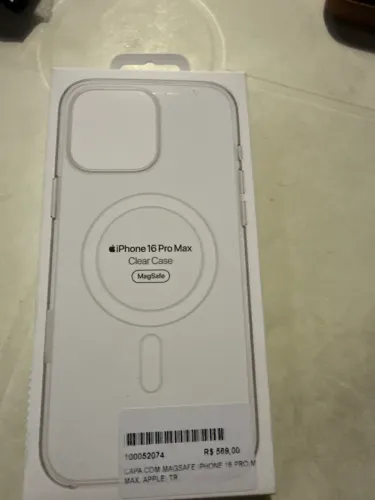 Case original MagSafe transparente IPhone 16 pro Max