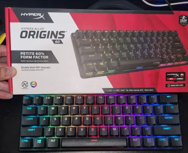 HyperX Alloy Origins 60% Red Switch