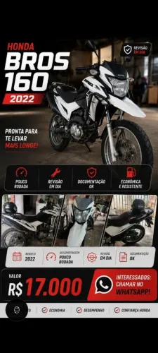 Moto Honda BROS 2022