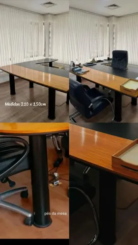 Mesa de Escritório Em L Italiana Alto Padrão - Design Premium