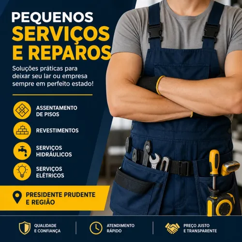 Pedreiro, pequenos serviços e reformas!
