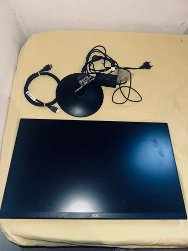 Monitor aoc novo com hdmi suporte tudo zero 