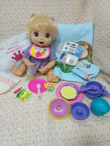 Baby alive linda surpresa fala português