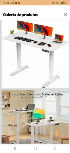 Mesa FlexiSpot nova na caixa