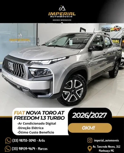 Fiat Toro Freedom 1.3 T270 4X2 Flex AUT 2027
