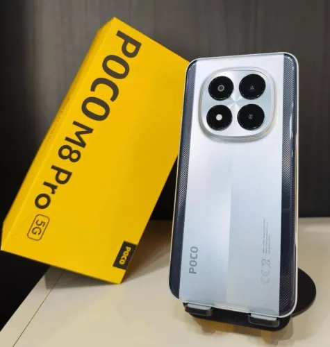 POCO M8 PRO 5G NFC 512+12 PRATA SILVER LACRADO