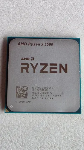 Processador AMD Ryzen 5 5500 3,6 GHz (4,2 GHz Turbo) - Soquete AM4 - Sem vídeo