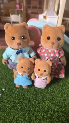 Familia Urso Forest Family _similar a SylvanianFamilies.
