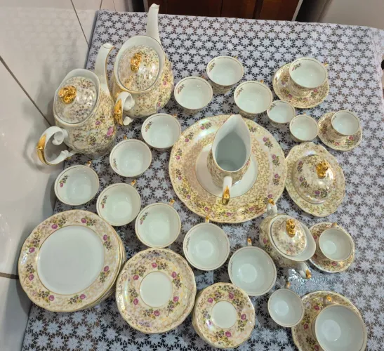 Jogo chá Smith porcelana 56pçs