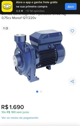 Bomba d'água KSB C700