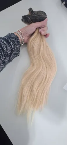 Mega Hair fita adesiva cabelo brasileiro 45cm