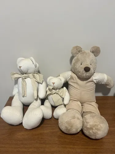 Urso de Pelúcia Silvia Polito Bob + Barnie e Elliot