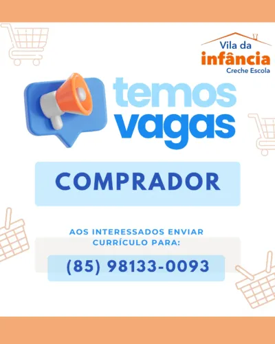 Oportunidade de Trabalho - Auxiliar de Compras Externo