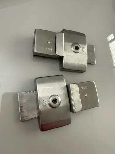 2 FechadurasJbm Para Porta Blindex Correr Tetra Fc1