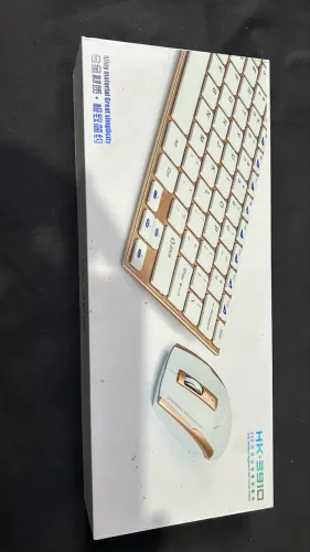 Mini Teclado e Mouse Sem Fio HK-3910