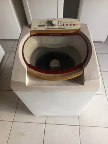 Máquina de lavar Brastemp 11kg cesto inox com garantia de 6 Meses