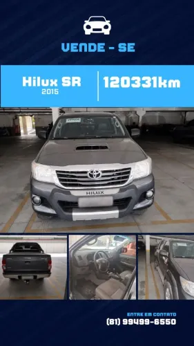 Toyota Hilux CD SR D4-d 4X4 3.0 TDI Dies Aut. 2015