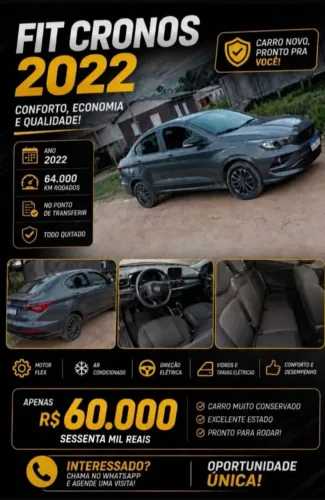 Fiat Cronos Drive 1.3 8V Flex 2022