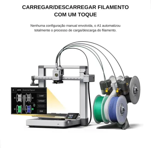 Impressora 3D Bambu Lab A1 Combo (Com AMS) - NOVA