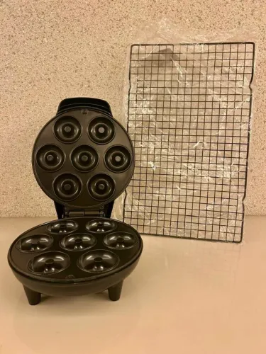 Mini Máquina de Donuts 110V + Grade Antiaderente Clink