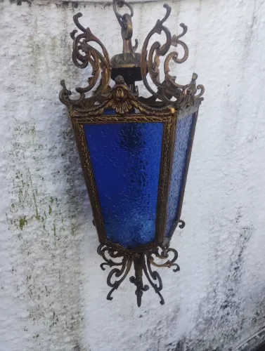 Lustre em cobre retrô anos 70