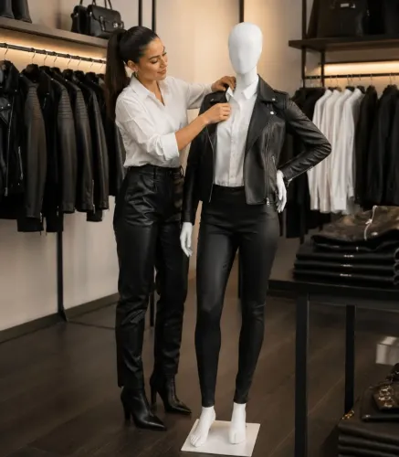 Manequim Feminino Adulto Corpo Inteiro Branco - 6 Peças - Loja/Vitrine
